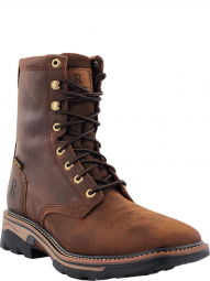 Mens Peanut Cowhide Lace Up RW1021 WP Work Boots