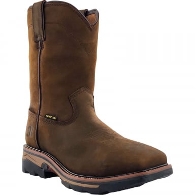 RWatson Mens Dark Earth Cowhide Work Boots RW1023-CT-WP