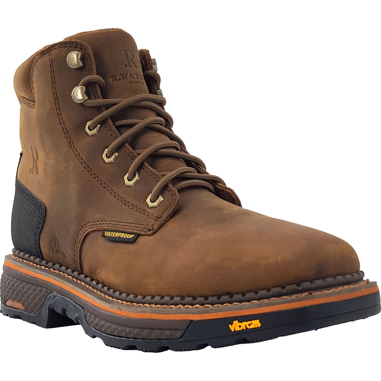 Soft Toe Mens Work Boots With Vibram Soles Rockrooster Wedge Work
