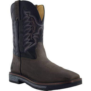 R Watson Mens R. Cowhide Wide Square Steel Toe Work Boot