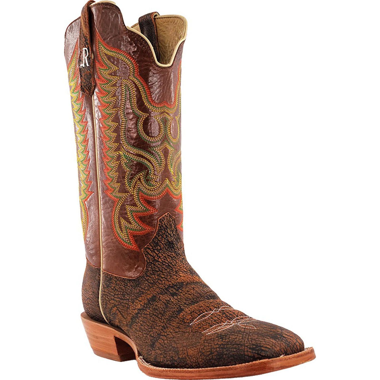 Shop Mens Cognac Cape Buffalo Cowboy Boots RW7102 Save 20 + Free
