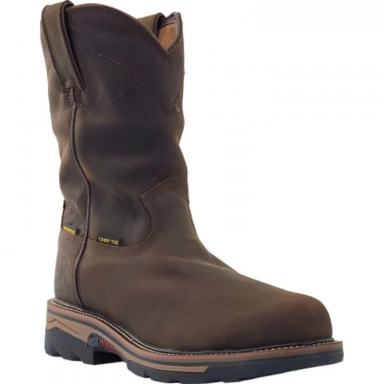 R Watson Dark Earth Wide Round Composite Toe Waterproof Work Boot