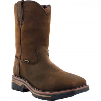 R Watson Dark Earth Wide Square Composite Toe Waterproof Work Boot