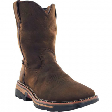 R Watson Dark Earth Wide Square Toe Waterproof Work Boot