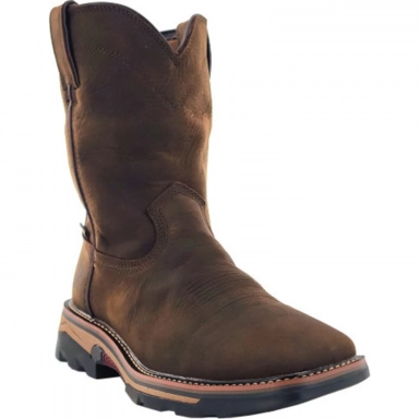 R Watson Dark Earth Wide Square Toe Waterproof Work Boot