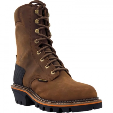 R Watson Peanut Wide Round Toe Waterproof Work Boot