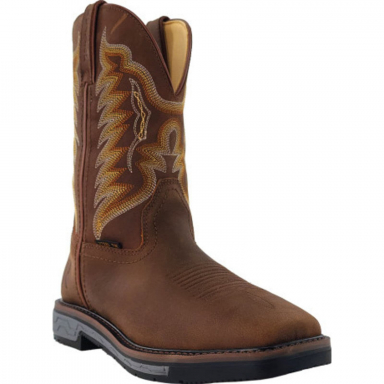 R Watson Crazy House Wide Square Steel Toe Work Boot