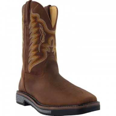 R Watson Crazy House Wide Square Toe Work Boot