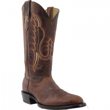 R Watson Bay Apache Medium Round Toe Western Boot