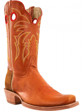 R Watson Benedictine Sinatra Narrow Square Toe Western Boot