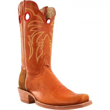 R Watson Benedictine Sinatra Narrow Square Toe Western Boot