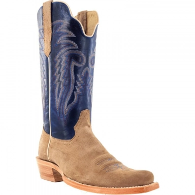 R Watson Mens Azule Sinatra Wide Square Toe Boar Western Boot