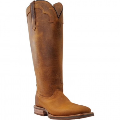 R Watson Side Zipper Wide Square Toe Western Boot