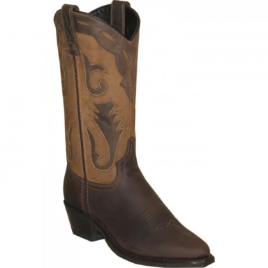 Sage Womens 11 Inch USA Made Leather Snip Toe Western Cowgirl Boot