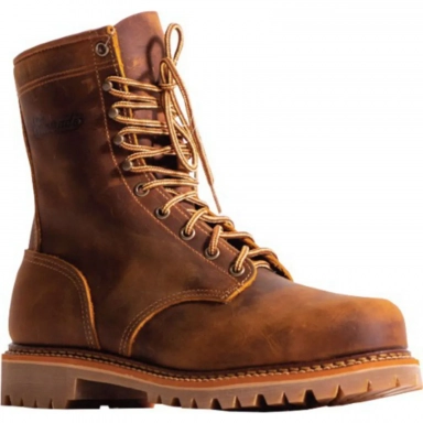 Silverado Mens 8 Tan Lace-Up Work Boot