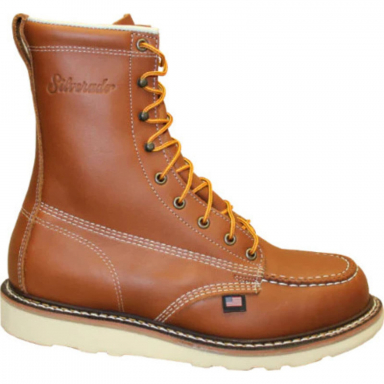 Silverado Mens 8" Casselman Moc Steel Toe Wedge Work Boot 7783ST