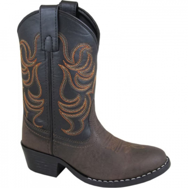Smoky Mountain Kids Monterey Brown-Black Western Boots 1575