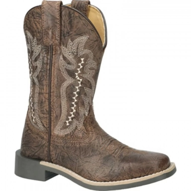 Smoky Mountain Kids Presley Brown Western Boot