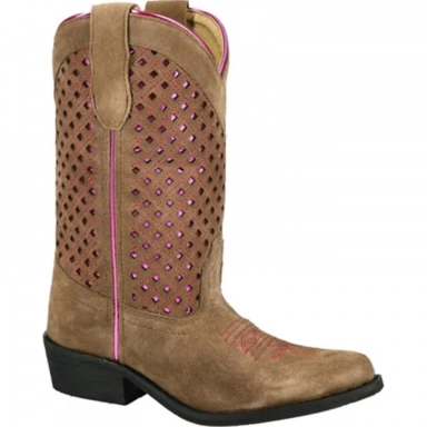 Smoky Mountain Kids Magnolia Brown Western Boot