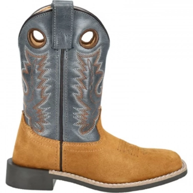 Smoky Mountain Kids Tex Tan-Blue Western Boot
