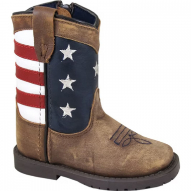 Smoky Mountain Toddler Autry Vintage Brown Western Boots 3800T
