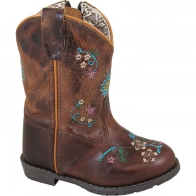 Smoky Mountain Kids Toddler Hopalong Brown Western Boot Style