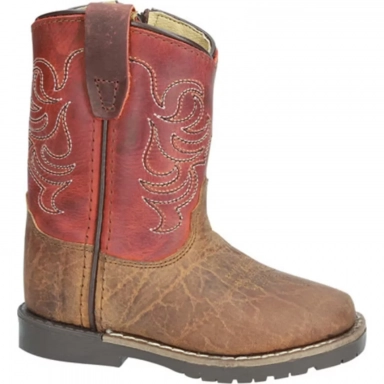Smoky Mountain Kids Toddler Autry Brown-Burnt Apple Western Boot
