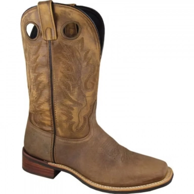 Smoky Mountain Mens Timber Brown Distress Cowboy Boot