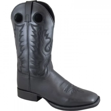 Smoky Mountain Mens Outlaw Black Cowboy Boot