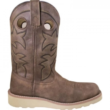 Smoky Mountain Mens Branson Brown Distress Cowboy Boot