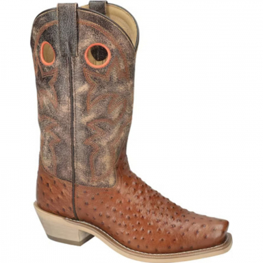 Smoky Mountain Mens Santa Fe Cognac-Vintage Brown Cowboy Boot