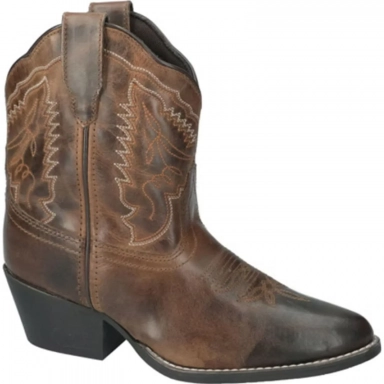 Smoky Mountain Womens Daisy Brown Oil Distress Western Boot