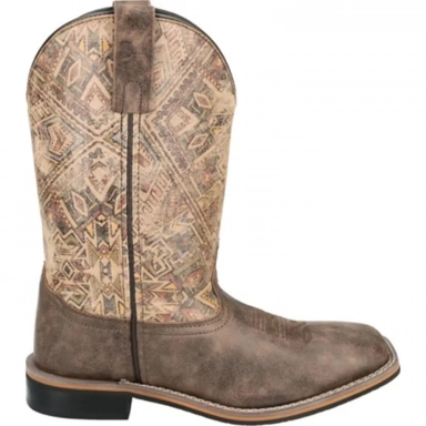 Smoky Mountain Womens Oasis Vintage Chocolate-Tan Western Boot