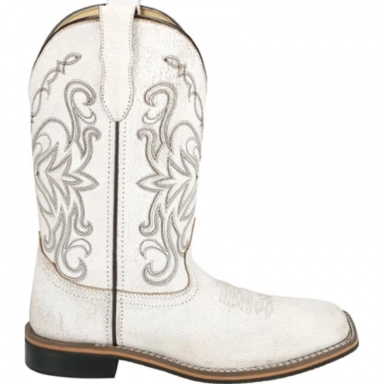Smoky Mountain Womens Georgia Antique White Western Boot