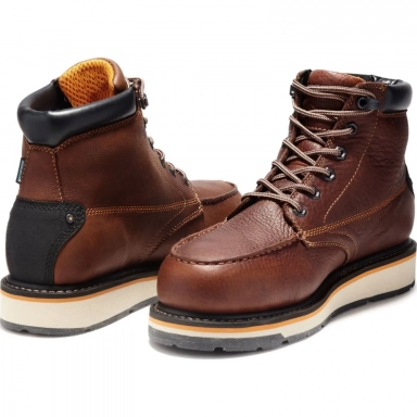 Timberland Mens Pro 6 Gridworks Waterproof Alloy Safety Toe Work Boot