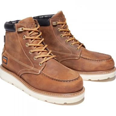 Timberland Mens Pro Gridworks 6 Waterproof Soft-Toe Work Boot