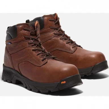 Timberland Mens TITAN EV 6 Composite Toe Work Boot Brown