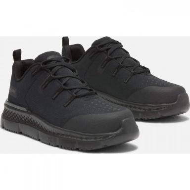 Timberland Womens Pro Intercept Athletic Steel-Toe Sneaker Black