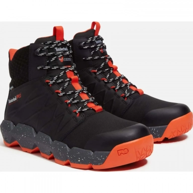 Timberland Mens Morphix 6 Waterproof Composite Toe Sneaker Black