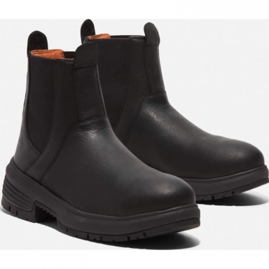Timberland Womens Pro Birchline 6 Comp-Toe Work Shoe Black