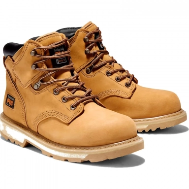 Timberland Mens Pro 6 Pit Boss Steel Safety Toe Work Boot Brown