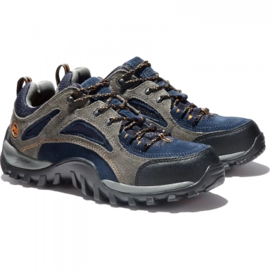 Timberland Mens Pro Mudsill Steel Toe Work Shoe Blue