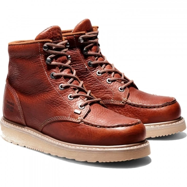 Timberland Mens Pro 6 Barstow Wedge Work Boot Brown