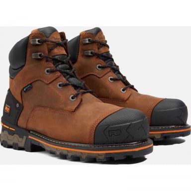 Timberland Pro Mens 6" Waterproof Boondock Boots Composite Safety Toe TB192615214