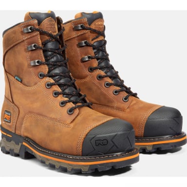 Timberland Pro Mens 8" Boondock Composite Safety Toe Waterproof Boots TB192671214