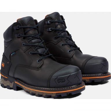 Timberland Pro Mens 6" Waterproof Boondock Boots Composite Safety Toe TB1A1FZP001