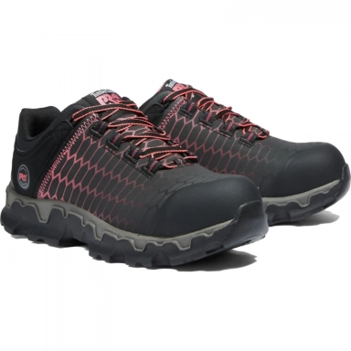 Timberland Womens Pro Powertrain Sport Safety Toe Sneaker Black