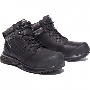 Timberland Womens Pro Reaxion Composite Toe Waterproof Sneaker Black