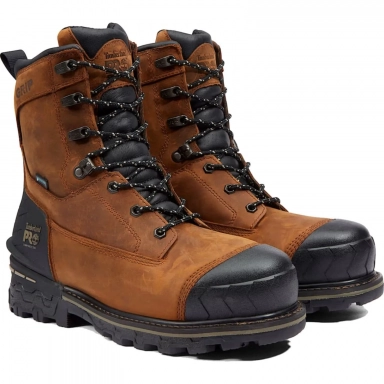 Timberland Mens Pro Boondock 8 Waterproof Comp-Toe Work Boot
