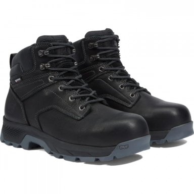 Timberland Mens Pro 6 TITAN Composite Toe Waterproof Work Boot Black